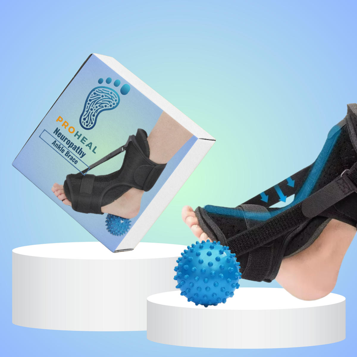 ProHeal™ Neuropathy Ankle Brace + Massage Ball for FREE