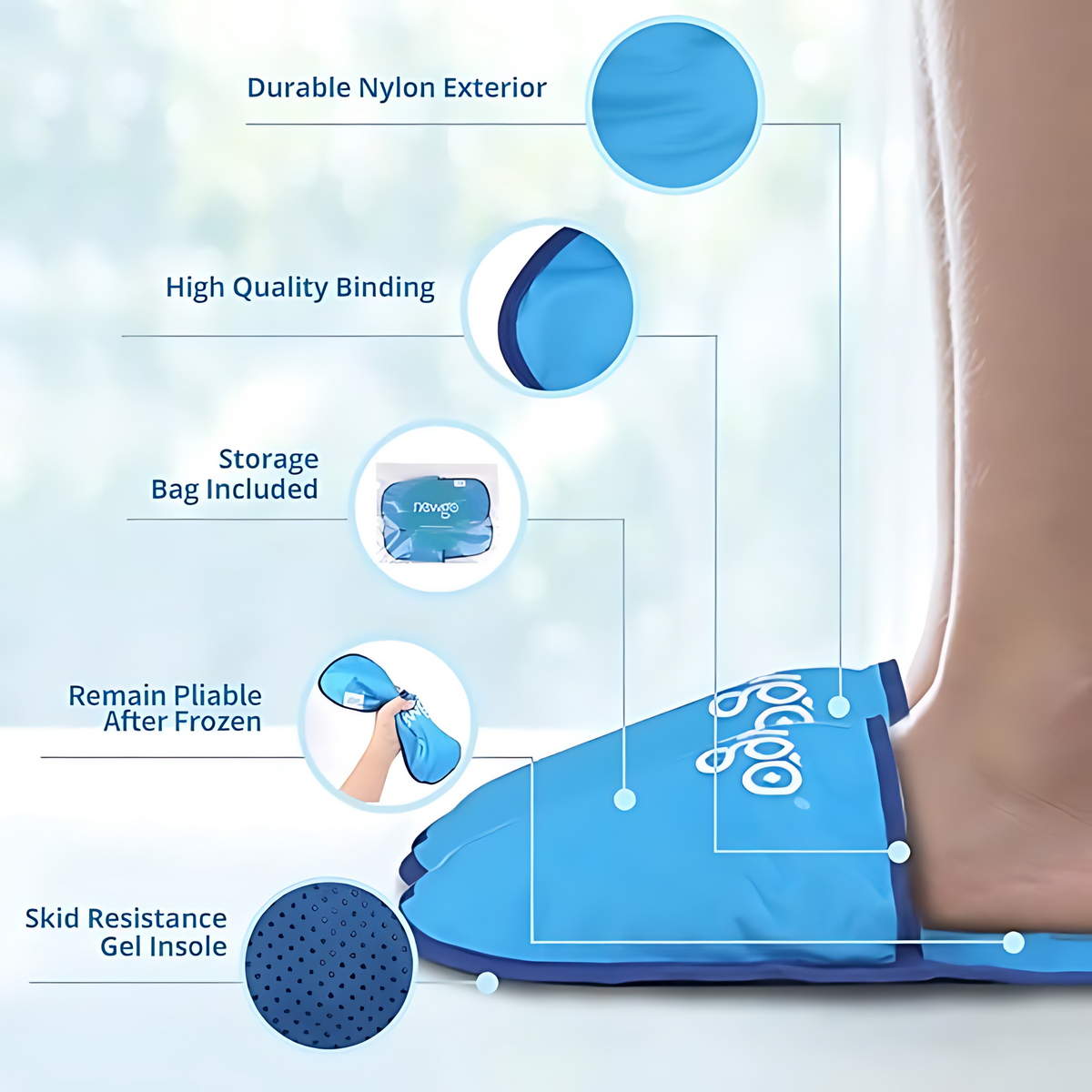 Neuropathy Hot & Cold Therapy Slippers