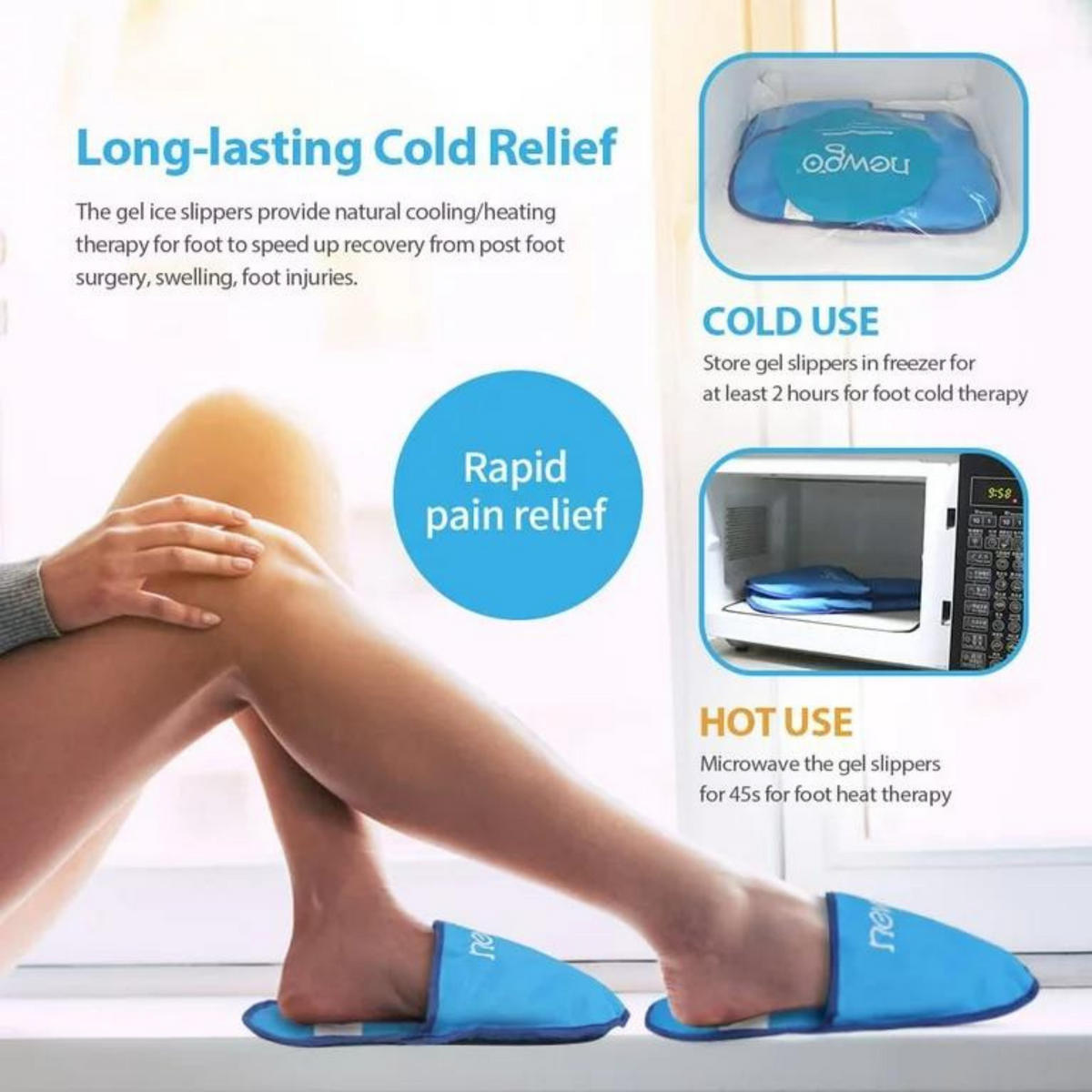 Neuropathy Hot & Cold Therapy Slippers