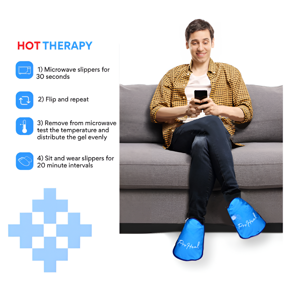 Neuropathy Hot & Cold Therapy Slippers