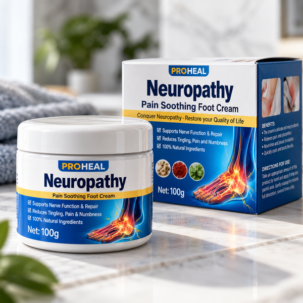 Neuropathy Nerve Healing Cream with R-Alpha Lipoic Acid and Magnesium (Buy 1 get 1 FREE!)