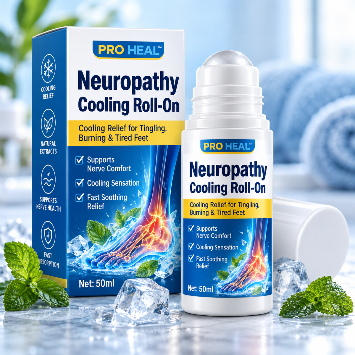 Pro Heal™ Neuropathy Cooling Roll-On