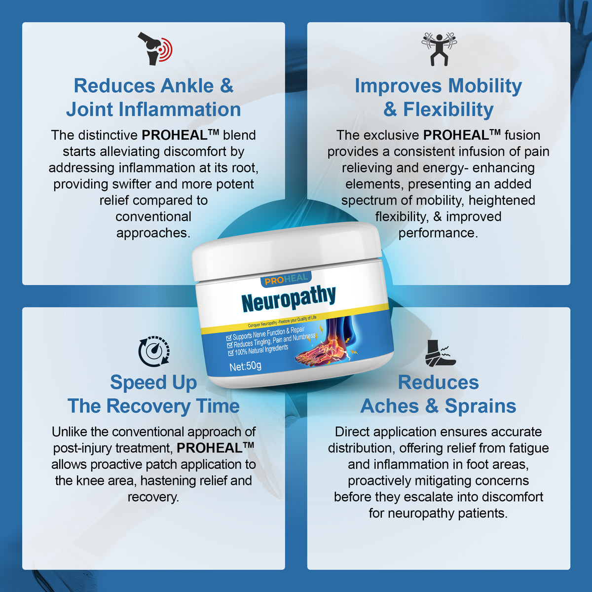 Neuropathy Nerve Healing Cream (Buy 1 get 1 FREE)