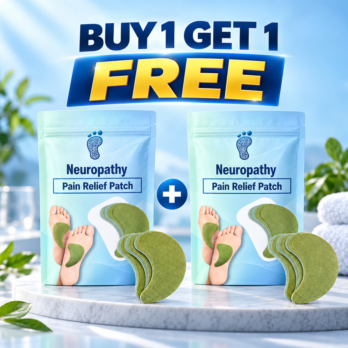 Pro Heal™ Neuropathy Patch (Buy 1 get 1 FREE)