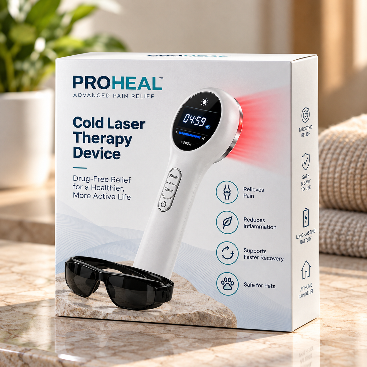 ProHeal™ Neuropathy Cold Laser Therapy Device (FDA Approved Technology)